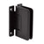 CRL Pinnacle 037 Oil Rubbed Bronze Wall-Mount H Back-Plate Hinge