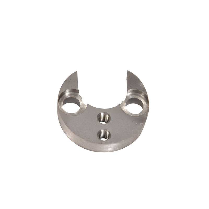Silver metal LLPACA1ADT replacement adaptor for LLPA ladder pulls, fits Medico rim cylinder housing