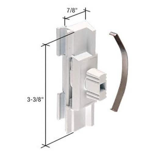 CRL White Diecast Sliding Window Latch and Pull for Superior Windows - Durable & Stylish