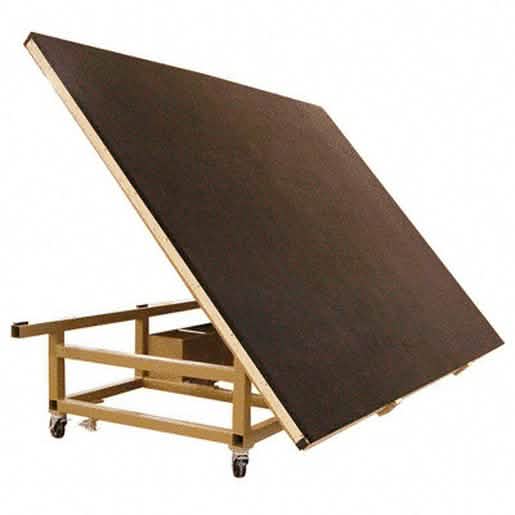 CRL 6' x 8' Counterbalanced Tilting Cutting Table - Efficient Glass Cutting Solution