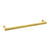 CRL Satin Brass SQ 24-in Mitered Square Tube Single-Sided Towel Bar