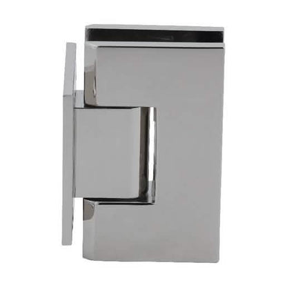CRL Vienna 074 Series Polished Nickel Wall Mount Hinge with Short Back Plate