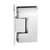 Polished chrome solid brass Vienna shower hinge, SKU V1E537CH, for 3/8-1/2 in (10-12 mm) tempered glass.