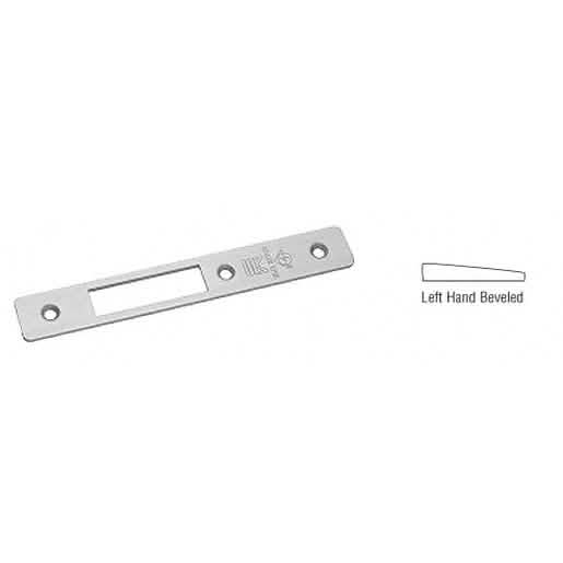 "CRL Aluminum Left Hand Beveled Faceplate for MS1853H Hook Throw Deadlocks - Durable & Sle