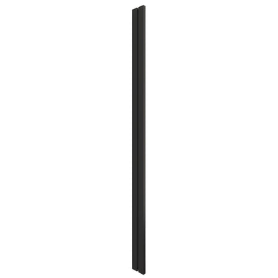 CRL Matte Black 60" Hollow I-Style Door Pull for Glass Doors