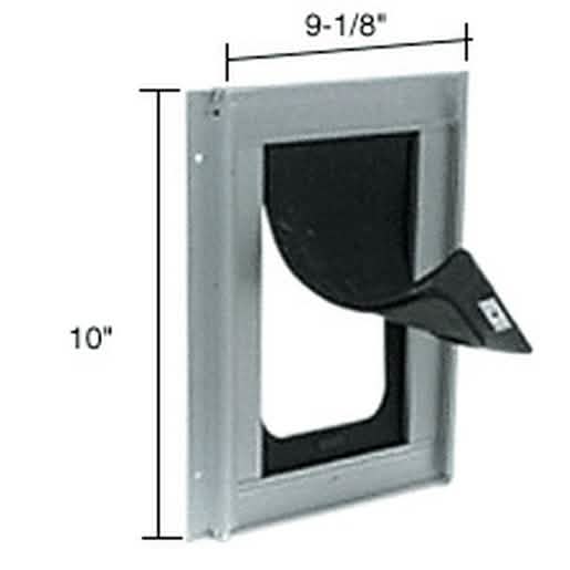 CRL Small Deluxe Pet Door - Secure, easy-install pet access for doors and walls.