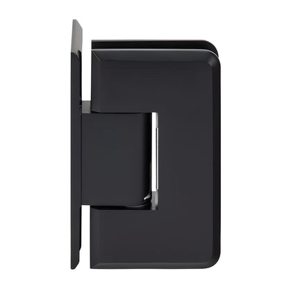 C0L0440RB Cologne oil rubbed bronze beveled shower door hinge, wall mount offset for 3/8-1/2 tempered glass.
