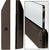 CRL 4" Split Tapered Anodized Black Bronze Aluminum End Cap