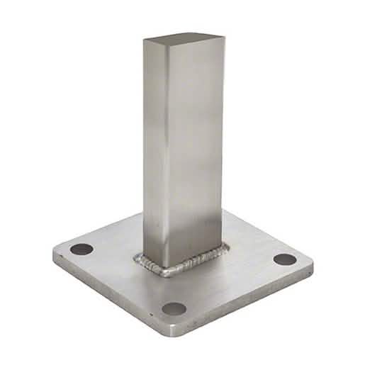 P9 Series Post Surface Mount Stanchion: Durable, sleek design for crowd control solutions.