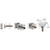 CRL Chrome 3/4" Square Standoff Cap - Glass Mounting Hardware