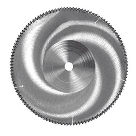 CRL 12" Nordic 120 Tooth Carbide Saw Blade with 1" Arbor for precise cutting.