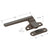 CRL Bronze Left-Hand Casement Replacement Handle 1-1/2" Screw Holes