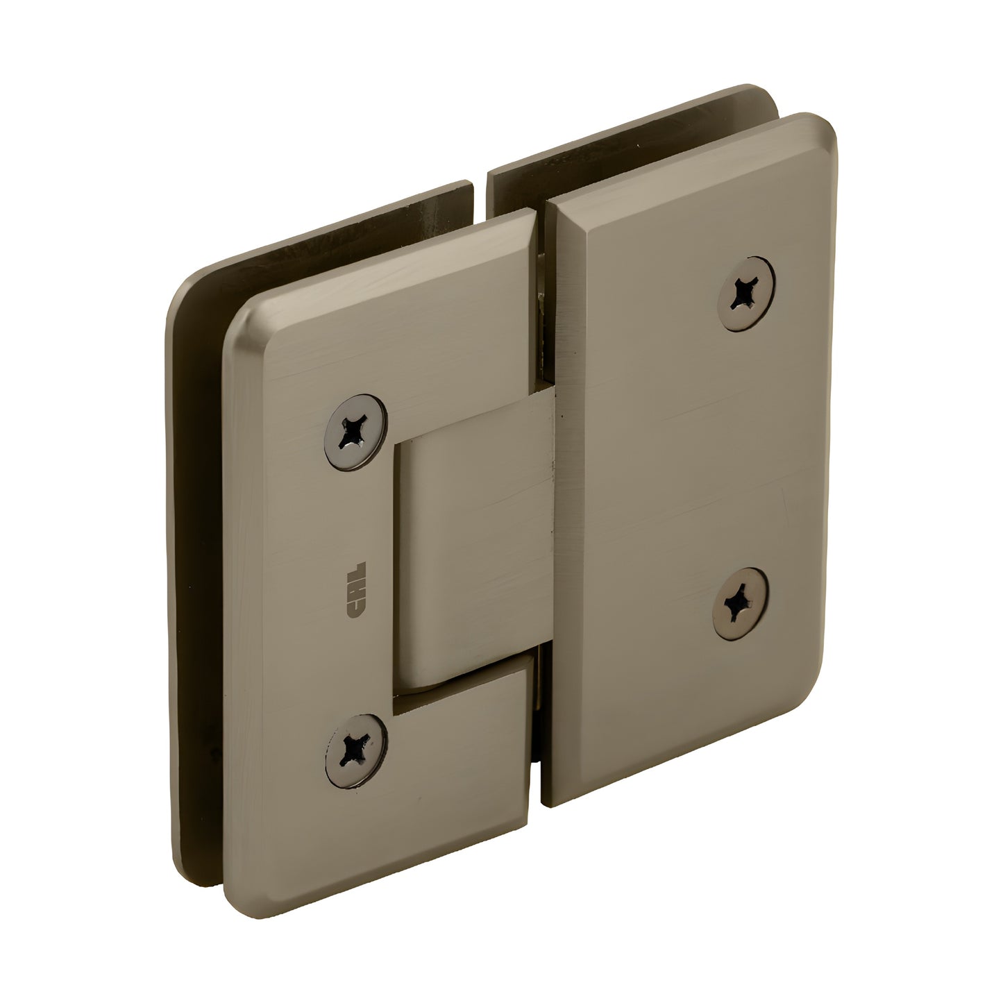 CRL Cologne 180 glass-to-glass shower hinge, brushed bronze finish, solid brass, SKU C0L180BBRZ