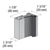 CRL Fallbrook 3m Matte Black Wall-to-Glass Door Frame Profile