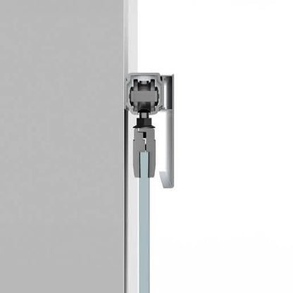 CRL70 Satin Anodized Single Sliding Door Wall Mount Kit - Sleek, Modern Design.