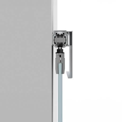 CRL70 Satin Anodized Single Sliding Door Wall Mount Kit - Sleek, Modern Design.