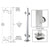 CRL 42" Polished Stainless Steel 180° Glass Clamp Center Post Kit
