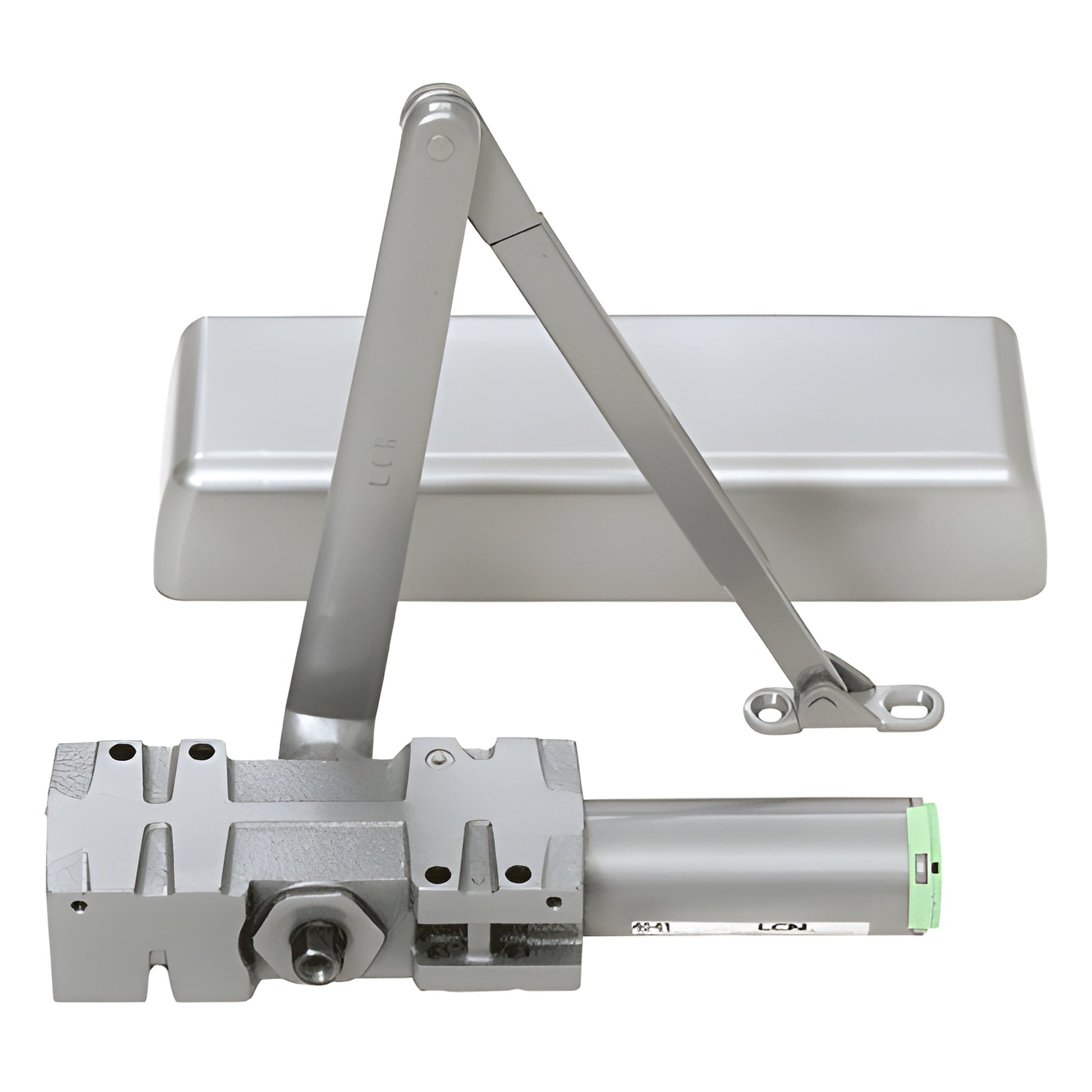 LCN 4040 surface door closer (SKU 4041AL), aluminum finish, heavy-duty surface mount with parallel arm