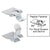 CRL Ludwig 3/8 in Replacement Screen & Storm Window Snaps, 4-Pack