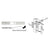 CRL Aluminum Radius Faceplate Weatherstrip for DL2140 Deadlatch