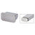 CRL 1" x 2" Brushed Stainless Steel Rectangular End Cap