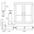 CRL-U.S. Aluminum 850 White KYNAR® Durafront Pair Entrance Doors