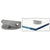 CRL Brushed Nickel Rounded Glass Shower Shelf Clamp