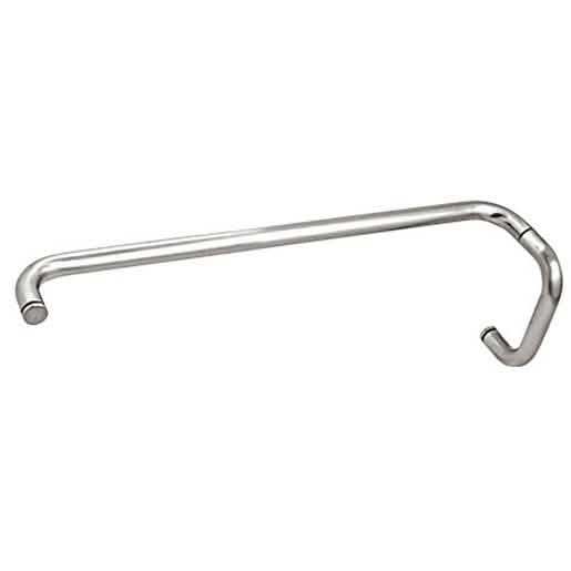 CRL Polished Chrome 6" Pull Handle & 22" Towel Bar BM Series, No Metal Washers, Sleek Desi