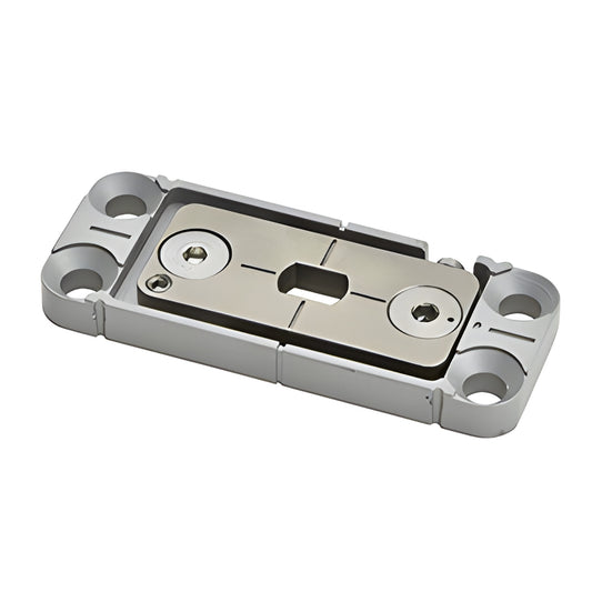 CRL380BASE replacement chrome base plate for CRL380 hydraulic patch hinge, mounting plate for frameless glass doors.