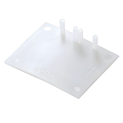 CRL-U.S. Aluminum Closure Plate 1 in for Silicone Mullions - 50 Pack