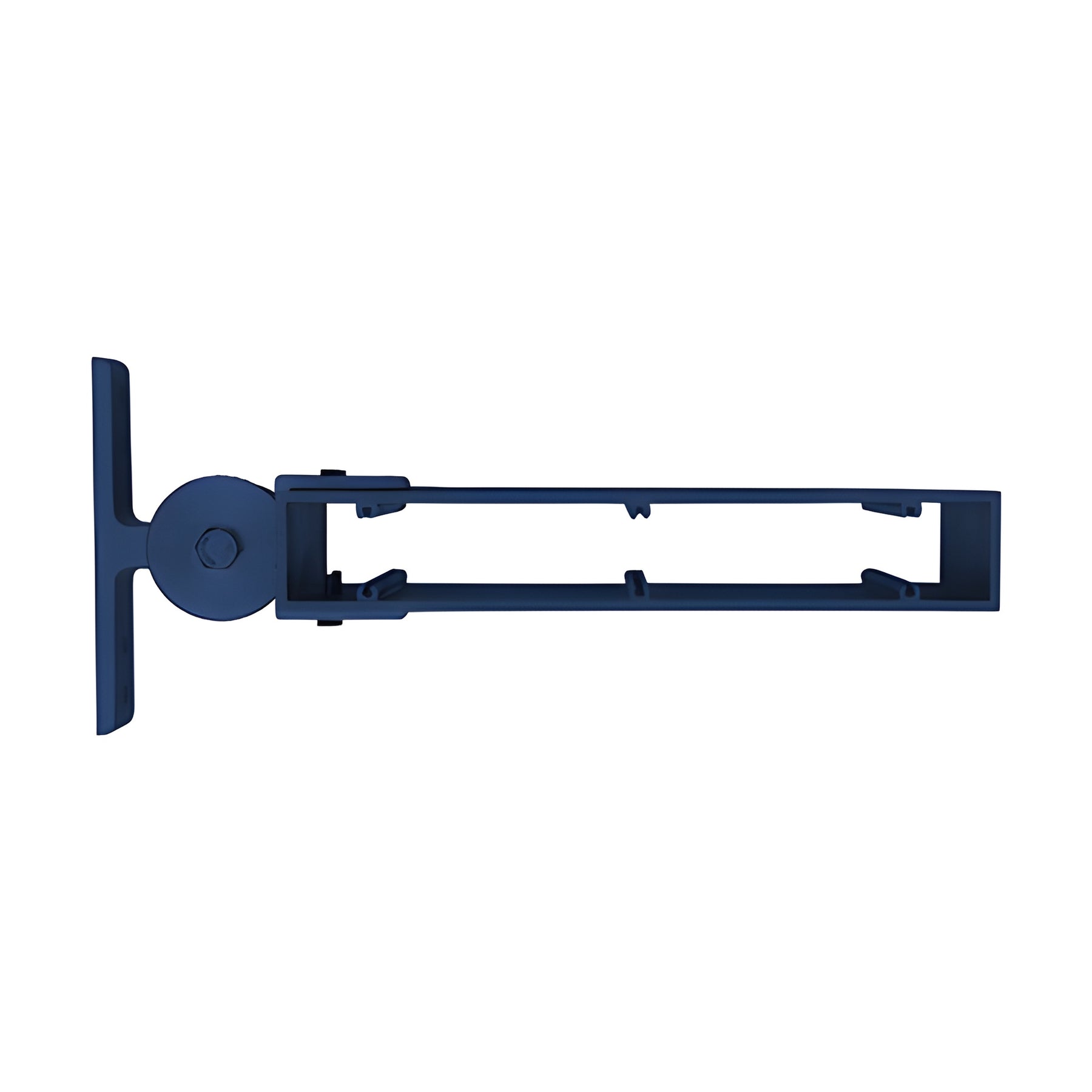 2" x 12" Rectangular Single Adjustable Mounting Bracket Standard Powder Coat Finish