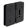 PLY1800RB oil rubbed bronze heavy-duty brass frameless shower door hinge, glass-to-glass 180 self-centering.