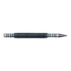 Noxon N0X1 hardened steel no-hammer center punch with ribbed grip and pointed tip.
