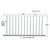 CRL Mill 200-400 Series 60 x 42 in Metal Picket Fence Panel