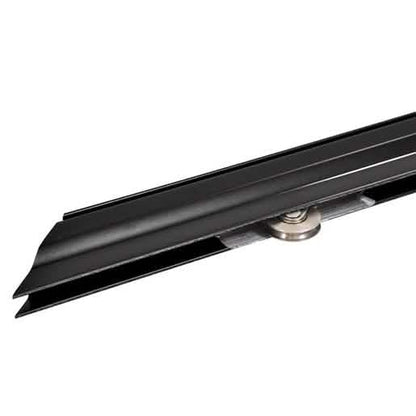 Black Finish CRL NRD Stainless Steel Sliding Screen Door Kit, 37x81 inches, Image 2
