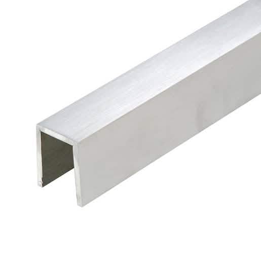 CRL Brushed Stainless 11 Gauge Cap Railing - 12'' Crisp Corner for Modern Design