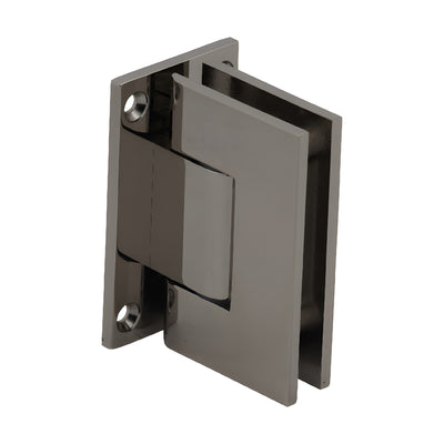 CRL Geneva 337 Polished Nickel Adjustable Wall-Mount Glass Door Hinge
