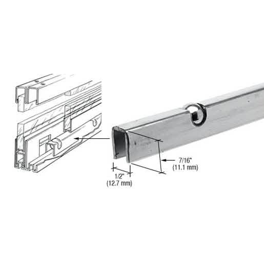 CRL Zinc Plated Steel Roll-Ezy Ball Bearing Carrier for 144" Track Assembly - Durable & Sm