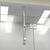 CRL 33" Polished Stainless Steel Two-Point Vertical Railing Post