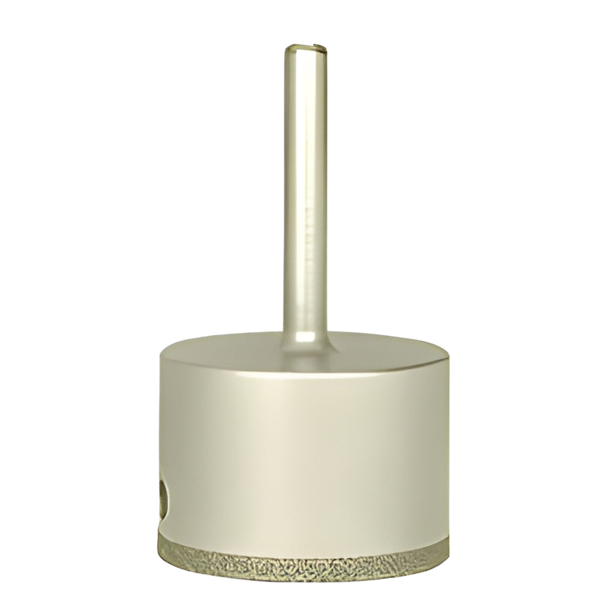 CRL EDD114 diamond-plated hole saw drill bit, 1-1/4" dia with 3/8" reduced round shank for glass and tile