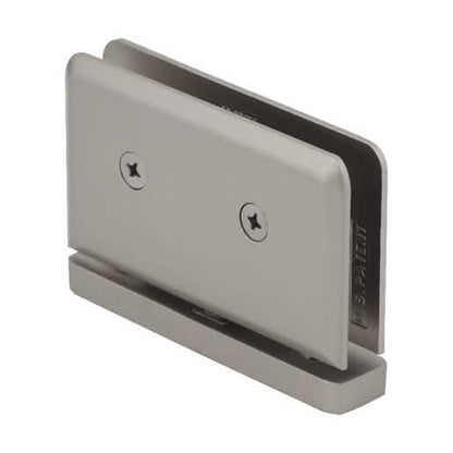 CRL Satin Nickel Senior Prima Hinge - Sleek Top/Bottom Mount Design for Glass Doors