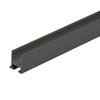 Matte black CRL Fallbrook XL NY adaptor FXNYF3MBL, 3m rail profile for 1/2" (12mm) glass panels.