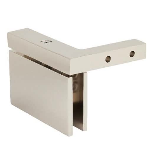 CRL Polished Nickel Cardiff Series Right Hand Mount Hinge - Sleek, Durable, Modern Design