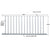 CRL Mill 200-400 Series 72" x 48" Picket Fence Panel