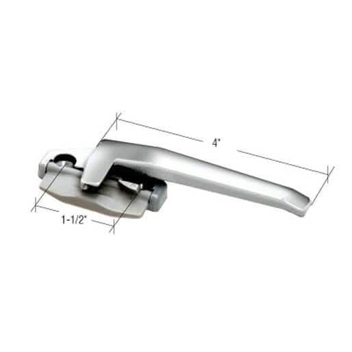CRL Aluminum Right Hand Cam Handle with 1.5" Screw Holes for Secure Door Installation