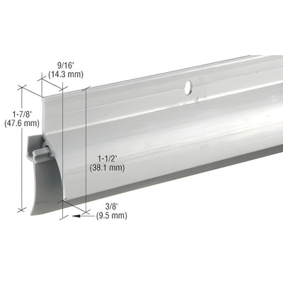 CRL Aluminum Door Sweep Rain Drip 42" Door Bottom Seal