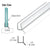 CRL Dual Durometer PVC Wiper Seal for 5/16" Glass Door