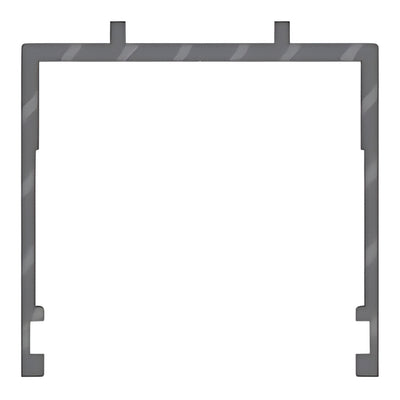 Aluminum Header Channel Clear Anodized 24 ft 2 in - CRL-U.S.