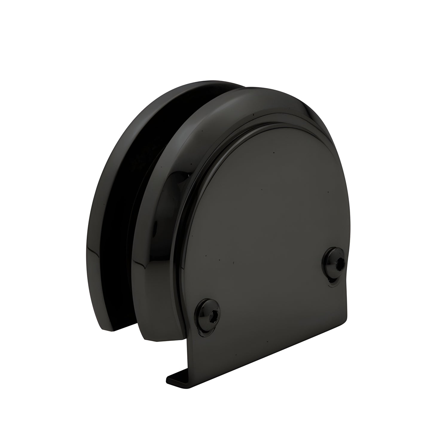 BR40RB oil-rubbed bronze brass replacement bottom roller for Essence sliding glass door, rounded double-wheel.