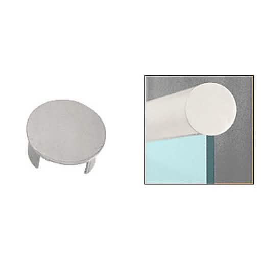 CRL 316 Brushed Stainless Steel End Cap for 1.66" Cap Railing - Durable, Sleek Finish